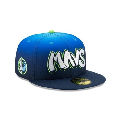 Sapca New Era Dallas Mavericks NBA 2019 NBA Authentics City Series 59FIFTY Fitted - Albi